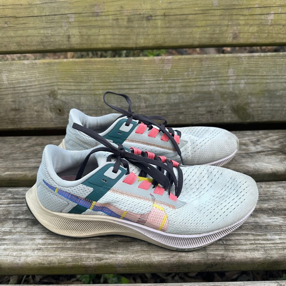 Nike Air Zoom Pegasus 38 Women's Running Shoes Blue Tint Regal Pink Size 9 - Picture 9 of 9